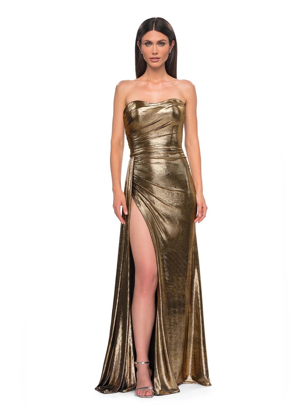 La Femme 32830 black/gold size 4 NWT brand new never worn / never altered